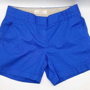 JCREW ROYAL BLUE SHORTS